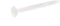 CONTA-CLIP KDS/KES-VS 2 WH Afsluitdop Polyamide 6.6 Wit 25 stuk(s)