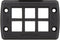 CONTA-CLIP KDS-Set 6/10 BK Kabeldoorvoering Montagegat: M5 Polyamide 6.6 Zwart 1 stuk(s)