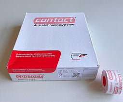 Contact - Etiket 3719 wit perm 2slit recht 28.000