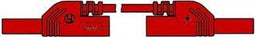 CONTACT PROTECTED INJECTION-MOULDED MEASURING LEAD 4mm 25cm / RED (MLB-SH/WS 25/1) (HM0411S25A)