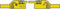 CONTACT PROTECTED INJECTION-MOULDED MEASURING LEAD 4mm 25cm / YELLOW (MLB-SH/WS 25/1) (HM0431S25A)