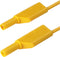 CONTACT PROTECTED MEASURING LEAD 4mm 50cm / YELLOW (MLB-SH/WS 50/1) (HM0431S50A)