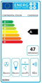 CONTINENTAL EDISON CEHD9065B zwarte decoratieve kap - L90 cm