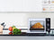 CONTINENTAL EDISON CEMF22B - Elektrische mini-oven 22L zwart - 1300W - Draaispit, Natuurlijke convectie