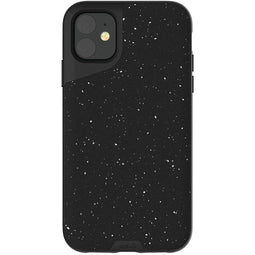 Contour Backcover voor de iPhone 11 - Speckled Black Leather