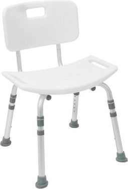 Contour douchekruk - met rugleuning - Atlantis