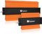 Contourmeter - 12 x 25 cm - Reproductiemeter met Slot - Oranje/Zwart - Houtbewerkingstracering