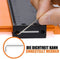 Contourmeter - 12 x 25 cm - Reproductiemeter met Slot - Oranje/Zwart - Houtbewerkingstracering