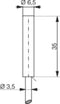 Contrinex Inductieve naderingsschakelaar 6,5 mm Vlak PNP DW-AD-603-065