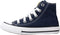 Converse Meisjes Sneakers Ctas Hi Kids - Blauw - Maat 29
