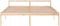 vidaXL - Seniorenbed - massief - grenenhout - 200x200 - cm