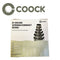 COOCK 6-delige Bakvorm Set - Springvorm - Taartvorm met Antiaanbaklaag - 12 tot 28 Cm Diameter -Cakevorm Incl. Deegschaper & E-Book