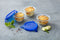Cook & Go Ronde Schaal Met Deksel - Set van 5 Stuks - Blauw - Pyrex