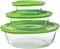 Cook & Store Ronde Ovenschaal Met Deksel - Set van 3 Stuks - Glas - Pyrex