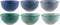 Cookinglife Kleine Kommen Sunny Summer ø 12 cm - 6 stuks