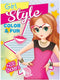 Cool Girl - kleur en stickerboek met 200 stickers