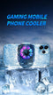 CoolCold G4 - Telefoon Koeler - Phone Cooler - Sminconductor Smartphone Radiator - Zwart - RGB - Breedte 65-85mm