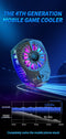CoolCold G4 - Telefoon Koeler - Phone Cooler - Sminconductor Smartphone Radiator - Zwart - RGB - Breedte 65-85mm