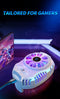 CoolCold G4 - Telefoon Koeler - Phone Cooler - Sminconductor Smartphone Radiator - Zwart - RGB - Breedte 65-85mm