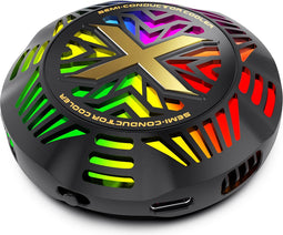CoolCold G5 - Telefoon Koeler - Phone Cooler - Sminconductor Smartphone Radiator - Zwart - RGB - Breedte vanaf 65mm