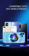 CoolCold G5 - Telefoon Koeler - Phone Cooler - Sminconductor Smartphone Radiator - Zwart - RGB - Breedte vanaf 65mm