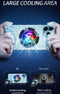 CoolCold G5 - Telefoon Koeler - Phone Cooler - Sminconductor Smartphone Radiator - Zwart - RGB - Breedte vanaf 65mm