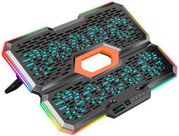 CoolCold - K39 - Laptop Cooler - 17 Inch - Gaming Laptop Cooler - Laptop Standaard Met 10 Ventilatoren
