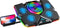 CoolCold Laptop Koeler + Telefoonhouder - 5 Ventilatoren - Laptop Cooling Pad - Laptop Koeler - RGB - Verstelbaar Laptop Standaard - Gaming