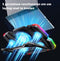 CoolCold Laptop Koeler + Telefoonhouder - 5 Ventilatoren - Laptop Cooling Pad - Laptop Koeler - RGB - Verstelbaar Laptop Standaard - Gaming
