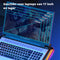 CoolCold Laptop Koeler + Telefoonhouder - 5 Ventilatoren - Laptop Cooling Pad - Laptop Koeler - RGB - Verstelbaar Laptop Standaard - Gaming