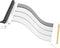 Cooler Master MasterAccessory - Riser kabel - PCIe 4.0 x 16 - 200 mm - wit