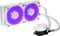 Cooler Master MasterLiquid ML240L V2 RGB White Edition waterkoeler - 2 x 120 mm RGB fans, 240 mm radiator, Intel: LGA1700 / 1200 / 115X / 2066 /2011-3 AMD: AM5 / AM4 / AM3(+) / AM2(+)