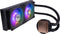 Cooler Master MasterLiquid PL240 Flux AIO waterkoeler - 2 x 120 mm ARGB fans, 240 mm radiator, Intel: 1700 / 1200 / 2066 / 115X / 2011-3 AMD: AM5 / AM4 / AM3(+) / AM2(+) / TR4