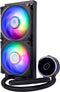 Cooler Master MasterLiquid PL240 Flux AIO waterkoeler - 2 x 120 mm ARGB fans, 240 mm radiator, Intel: 1700 / 1200 / 2066 / 115X / 2011-3 AMD: AM5 / AM4 / AM3(+) / AM2(+) / TR4