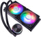 Cooler Master MasterLiquid PL240 Flux AIO waterkoeler - 2 x 120 mm ARGB fans, 240 mm radiator, Intel: 1700 / 1200 / 2066 / 115X / 2011-3 AMD: AM5 / AM4 / AM3(+) / AM2(+) / TR4