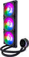 Cooler Master MasterLiquid PL360 Flux AIO waterkoeler - 3 x 120 mm ARGB fans, 360 mm radiator, Intel: 1700 / 1200 / 2066 / 115X / 2011-3 AMD: AM5 / AM4 / AM3(+) / AM2(+) / TR4