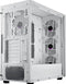 CoolerMaster MasterBox 600 White - Towermodel - ATX, EATX, ITX, micro ATX - geen voeding (ATX) - 2x USB-A - 1x USB-C - wit