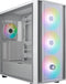 CoolerMaster MasterBox 600 White - Towermodel - ATX, EATX, ITX, micro ATX - geen voeding (ATX) - 2x USB-A - 1x USB-C - wit