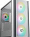 CoolerMaster MasterBox 600 White - Towermodel - ATX, EATX, ITX, micro ATX - geen voeding (ATX) - 2x USB-A - 1x USB-C - wit