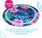 CoolPets Tropical Premium Koelmat Hond - Rond - 60 cm - Anti-slip en Non-flow Coolgel - Bloemen print