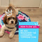CoolPets Tropical Premium Koelmat Hond - Rond - 60 cm - Anti-slip en Non-flow Coolgel - Bloemen print