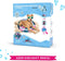 CoolPets Tropical Premium Koelmat Hond - Rond - 60 cm - Anti-slip en Non-flow Coolgel - Bloemen print