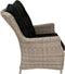 Cooltown armstoel off white Wicker HM15 off white - stof 239 extra bij te bestellen