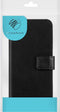 iMoshion Hoesje Geschikt voor Samsung Galaxy A41 Hoesje Met Pasjeshouder - iMoshion Luxe Canvas Bookcase - Zwart