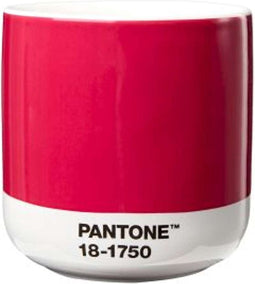 Copenhagen Design - Cortado Beker Dubbelwandig 170 ml - Viva Magenta 18-1750 - COY 2023 - Porselein - Roze