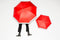 Copenhagen Design - Paraplu Groot - Red 2035 - Polyester - Rood