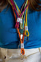 Copenhagen Design - Sleutelhanger Groot - Living Coral 16-1546 - Nylon - Roze -