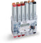 Copic Classic Set Architectuur 12 kleuren - Copic Markers Set 12 Stuks - Professionele Markers - Professionele Stiften - Twinmarkers Voor Tekenen En Ontwerpen