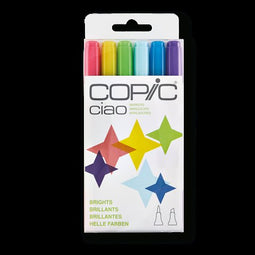 Copic Marker Ciao -set - Heldere kleuren - 6 stuks