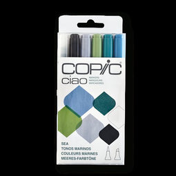 Copic Marker Ciao -set - Zeekleuren - 6 stuks